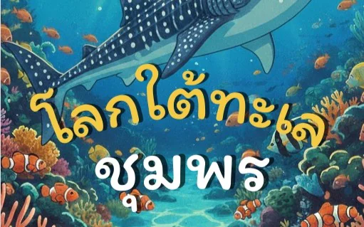 E-BOOK โลกใต้ทะเล ภาาาอังกฤษ