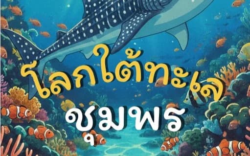 E-BOOK โลกใต้ทะเล ภาาาอังกฤษ